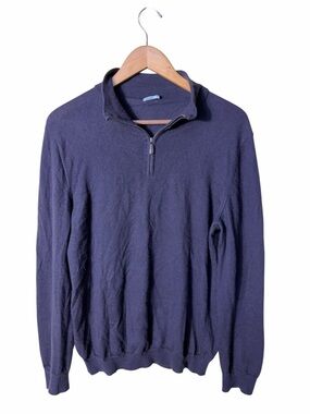 Malo Firenze Men's Cashmere Quarter-Zip Sweater Size IT 52 (US Medium/38)